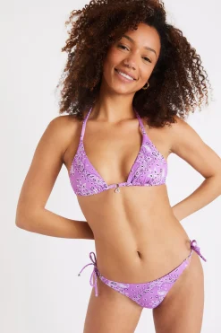 Bikini imprimé bandanas coloris lilas Rico & Lina Benita-Banana Moon Online