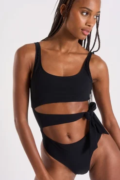 MAILLOT 1 PIECE TREASURE BLACK-Banana Moon Best