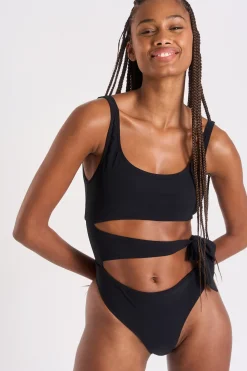 MAILLOT 1 PIECE TREASURE BLACK-Banana Moon Best