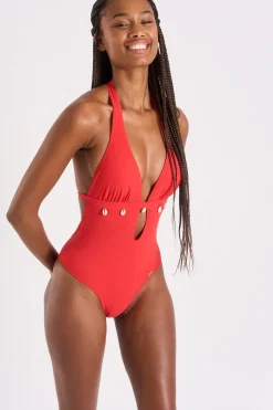 MAILLOT 1 PIECE SHELLINA SPRING-Banana Moon Sale