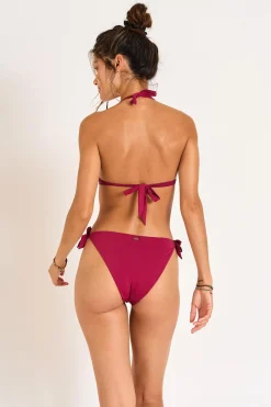 Maillot de bain 2 pièces bordeaux MISKO & DASIA BAIASUN-Banana Moon Sale