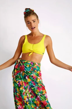 Maillot de bain 2 pièces côtelé LIO SUNRIB & BENTA SUNRIB-Banana Moon Hot