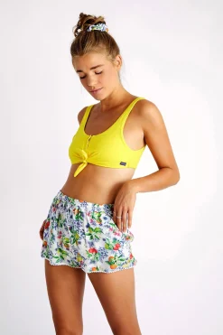 Maillot de bain 2 pièces côtelé LIO SUNRIB & BENTA SUNRIB-Banana Moon Hot