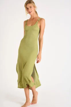 ROBE BEACHWEAR AMIVA GOLDENRIB-Banana Moon Sale