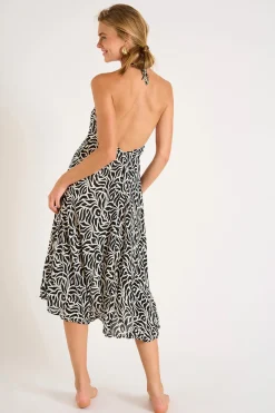 ROBE BEACHWEAR OHARA ZEBRAVOIL-Banana Moon Online